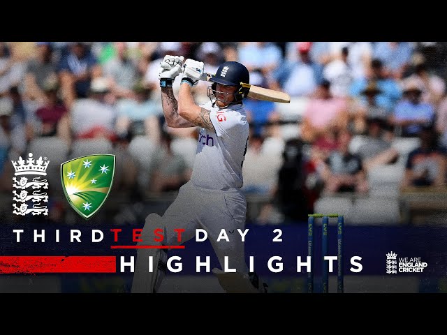 Stokes’ 80 Leaves Test In Balance | Highlights – England v Australia Day 2 | LV= Insurance Test 2023
