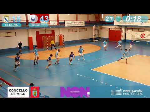 SEIS DO NADAL   COIA A vs  CISNE COLEGIO LOS SAUCES CADETE LIGA PRATA 22/23
