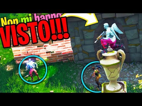SONO INVISIBILE? I AM STONE CHALLENGE - Fortnite Battle Royale ITA w/ Tearless