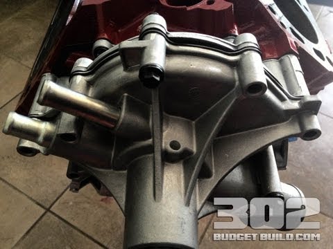 How to install a timing cover & water pump on small block ford 302