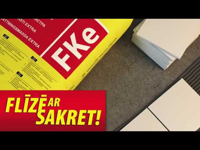 Flīzē ar SAKRET!