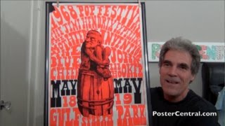 Jimi Hendrix Poster 1968 Pop Festival, Gulfstream Park, Miami