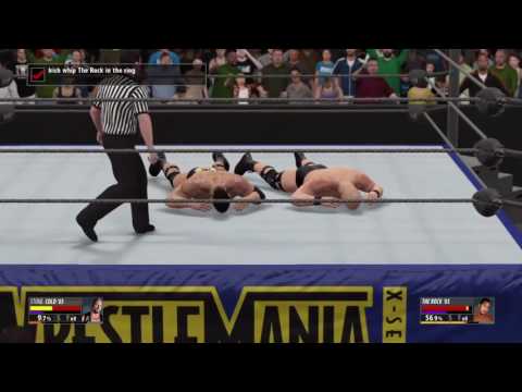 Stone Cold Steve Austin vs The Rock WWE 2K16: 2K Showcase Austin 3:16 Part 25