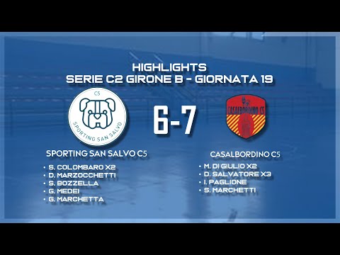 Sporting San Salvo C5 - Casalbordino C5 6-7 - Highlights - Serie C2/B Giornata 19 - 01/03/25