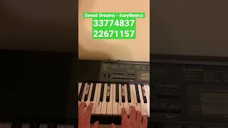 How To Play Sweet Dreams - Eurythmics | Easy Piano Tutorial #shorts