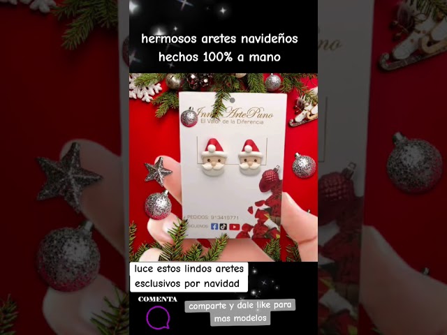 Vídeo relacionado con Ticome Pendientes LED con luz de Papá Noel, aretes luminosos personalizados para fiesta temática navideña, novedosos disfraces de Navidad, aretes de plástico, 0, Acrílico, Sin piedra preciosa