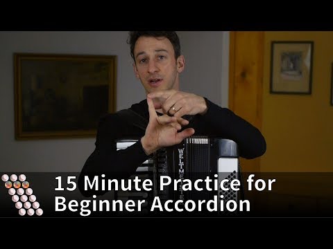 15 Minute Practice for Beginner Accordion