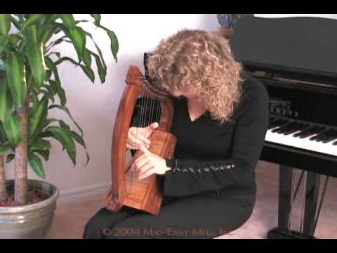 Roosebeck HPBY Baby Harp 12-String with Tuning tool & Extra String Set image 7