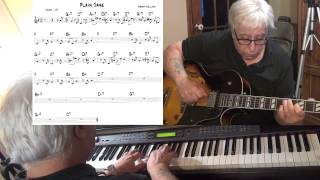 Plain Jane - jazz guitar & piano cover ( Sonny Rollins ) Yvan Jacques