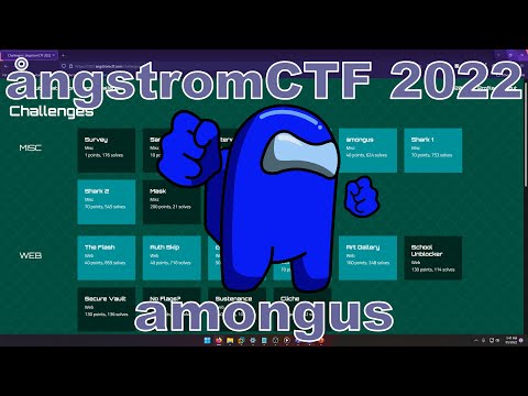 angstromCTF 2022: amongus
