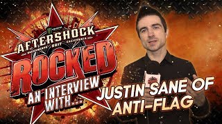Justin Sane of ANTI-FLAG talks American Fall, US Presidents, &amp; more at Aftershock 2017