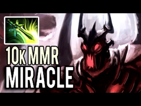 Flash Killer Shadow Fiend by Miracle- Road to 10k MMR Dota 2