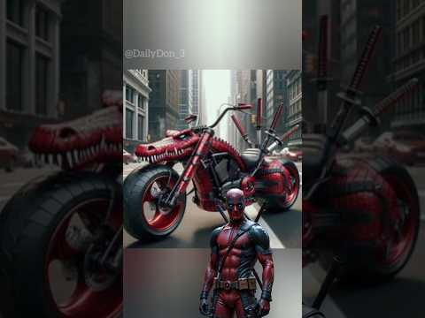 Superhero Crocodile Bike Transformations#viral #shorts #trending #explore #reels #epic #trend#ai