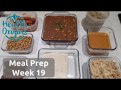 WK19 Vegan Meal Prep For Weight Loss - Tomato Carrot Soup & Lentil Chilli