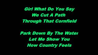 How Country Feels   Randy Houser   LyricsOn Screen
