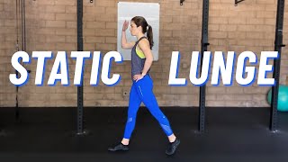 Video de entrenamiento de zancadas para fortalecer piernas