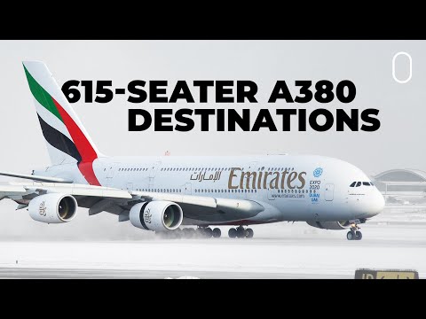 Where Emirates' Dense 615-Seat Airbus A380s Will Fly In 2026: Routes & Map