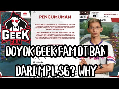 DOYOK GEEK FAM DI BAN MPL INDONESIA? MPL ID S6 WEEK 7 || GEEK FAM VS AURA FIRE || MLBB INDONESIA