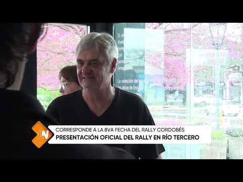 Conferencia de prensa del Rally en Río Tercero