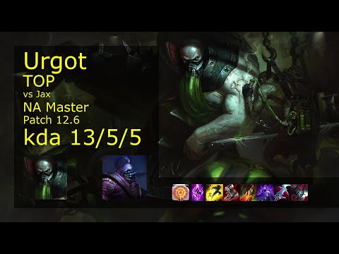 Rank 5 NA Urgot Top: Urgot vs Jax