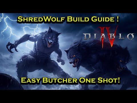 Werewolf Shred build! One Shotting Butcher Has Never Been So Easy! World Tier 4 Nightmare Dungeons!
