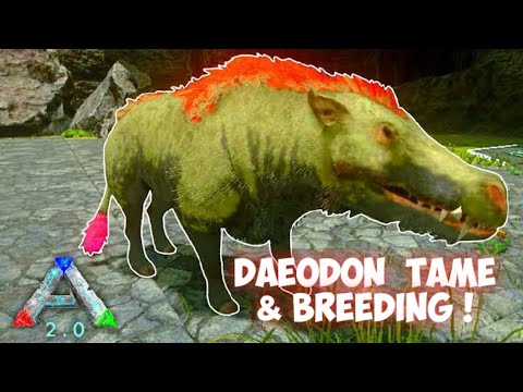 DAEODON TAME & BREEDING !!! - Ark Survival Evolved Mobile