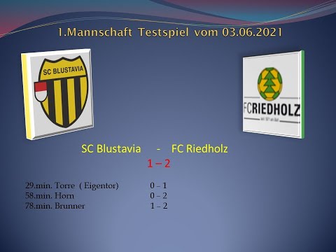 1. Mannschaft Testspiel SC Blustavia - FC Riedholz