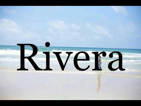 How To Pronounce Rivera🌈🌈🌈🌈🌈🌈Pronunciation Of Rivera
