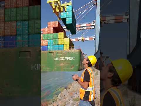 Don't Play This Game At Work - Cargo Tetris REACTION! #zachking #viral #shorts