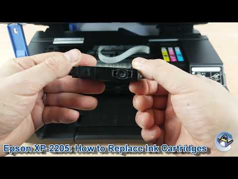 Epson Expression Home XP-2200/XP-2205: How to Change/Replace Ink Cartridges