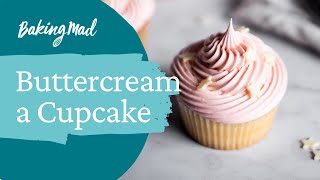 How to ice a cupcake with buttercream
