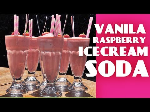 Vanilla Ice cream Soda By Chef Food | Raspberry Vanilla Ice cream Soda Quick Recipe| Iftar drink
