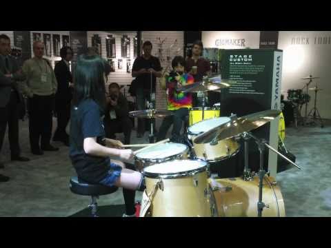 YAMAHA Stage Custom Bop Kit Demo by Senri - NAMM 2011