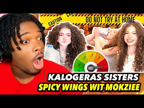 KALOGERAS SISTERS ALMOST PASS OUT FROM SPICY WINGS FT @Mokziee