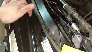 How do I get that out? 2010 Chrysler Town and Country Front Oxygen Sensor - Remove Radiator Fan
