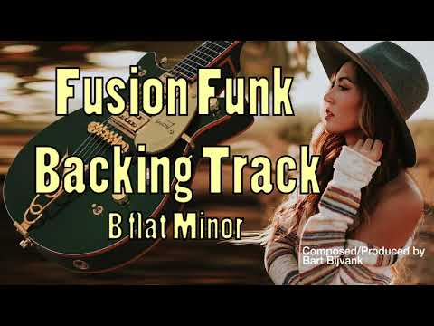 Fusion Funk Backing Track B flat Minor
