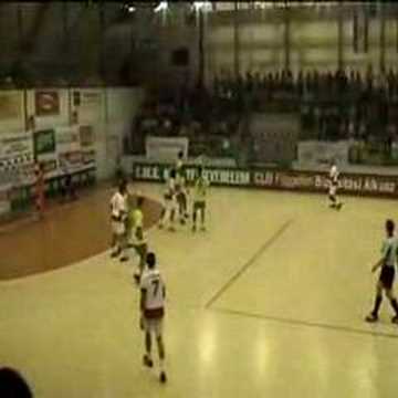 Leandrão no gol BRAxFRA   BRAxTUN (Handebol)