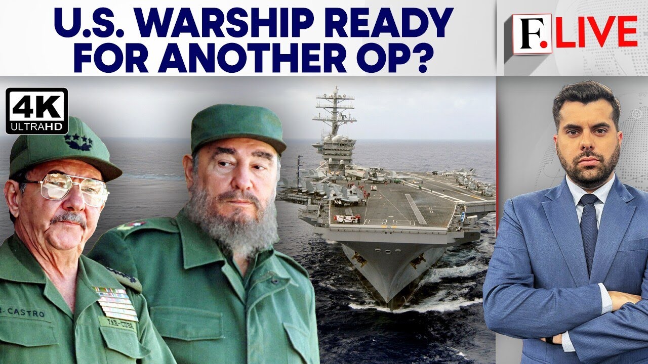 Fidel Castro’s Brother Sparks U.S–Cuba Standoff as Warship Nimitz Deployed | Firstpost Live | 4K