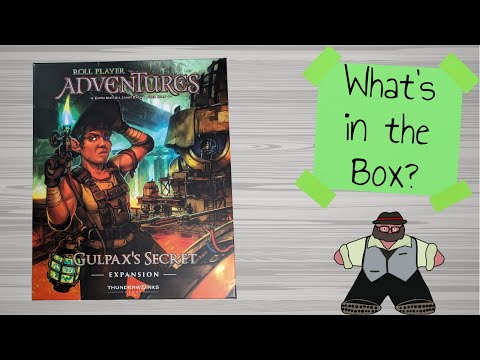 Gulpax's Secret: A Roll Player Adventures Expansion - What's in the Box?