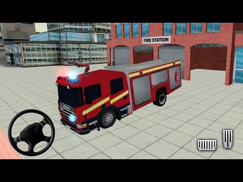NY City FireFighter 2019 - Fire Truck Driver Rescues 3D - Android Gameplay