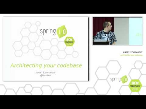 Image thumbnail for talk Architecting your codebase