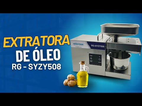 CONHEÇA O EXTRATOR DE ÓLEO RG SYZY508 DA REGISTRON! DE FÁCIL MANUSEIO E PRATICIDADE!