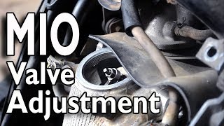 Yamaha Mio Sporty: Tune Up | Valve Clearance Adjustment | How To Tune MIO