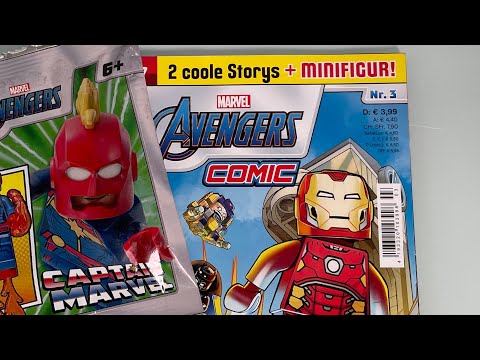 Lego Marvel Avengers Comic Nr 3 mit Captain Marvel