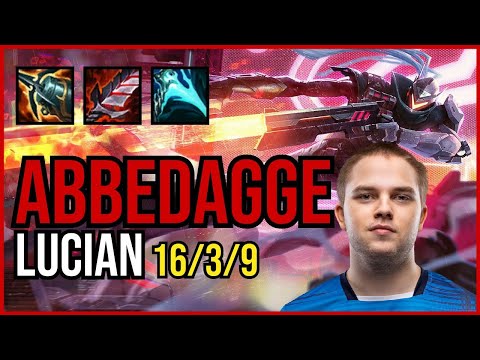 ABBEDAGGE - LUCIAN vs. AKALI Mid | EUW CHALLENGER | PATCH 11.2