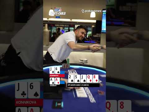 THE WINNING HAND! 🏆 Maria Konnikova vs Ivan Stankov! | #PokerNews #eptmontecarlo