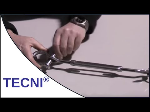 Part of a video titled Stainless Steel Turnbuckle Demonstration - YouTube