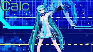 【MMD】YYB式初音ミクで「Calc」4K60fps【VOCALOID】【MikuMikuDance】「Calc」by  Hatsune Miku
