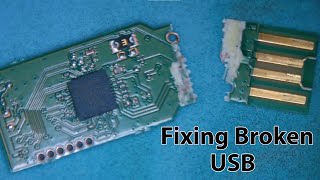 Completely Broken Kingston USB Flash Drive Repair for Data Recovery