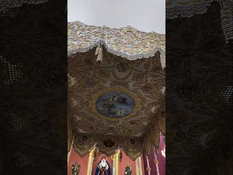 Presentado el renovado palio de Nuestra Madre y Señora Santa María de la Merced